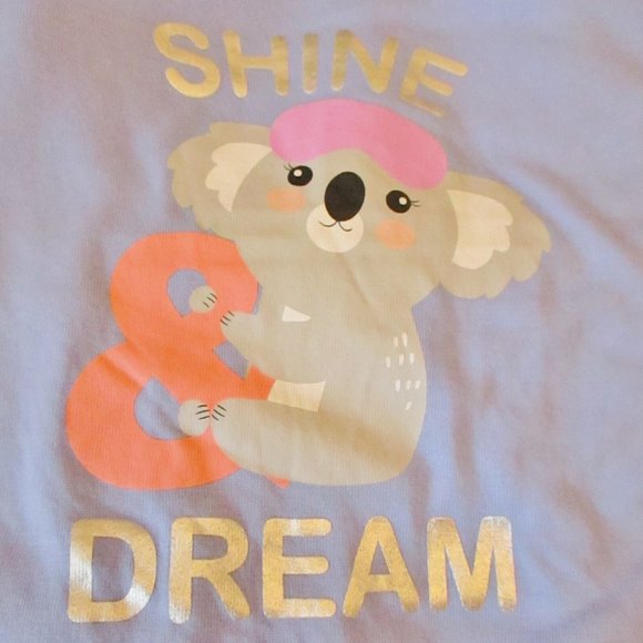 NWT!! Members Mark Girls 3 piece Fleece Pajama Set, Koala, Pink, Blue, Size 3T - Picture 12 of 12